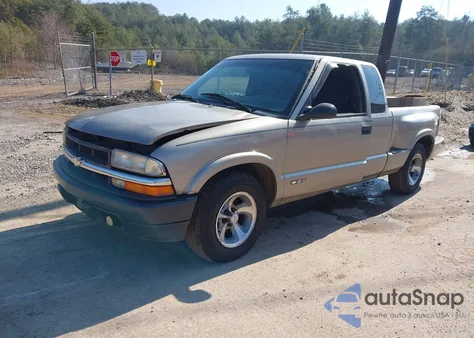 2001 Chevrolet S-10 Ls from USA, damaged, VIN 1GCCS19W818185292